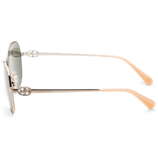 Left view of Coach Fashion Women's Sunglasses HC7123-900571-57