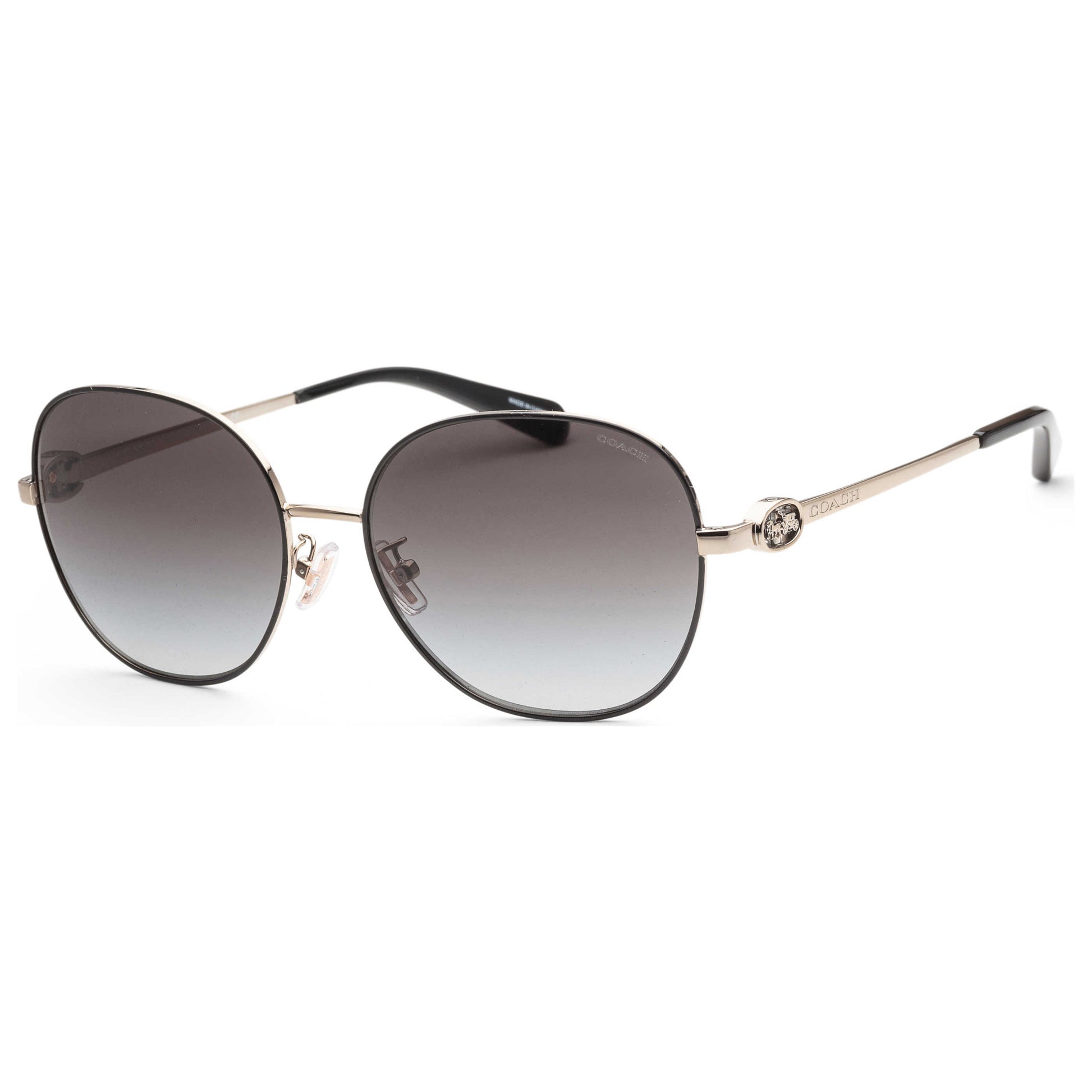 Front view of Coach Fashion Women's Sunglasses HC7123-93698G-57