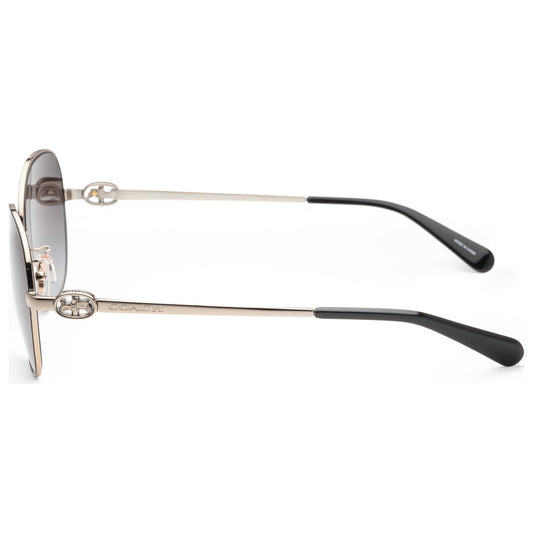 Left view of Coach Fashion Women's Sunglasses HC7123-93698G-57