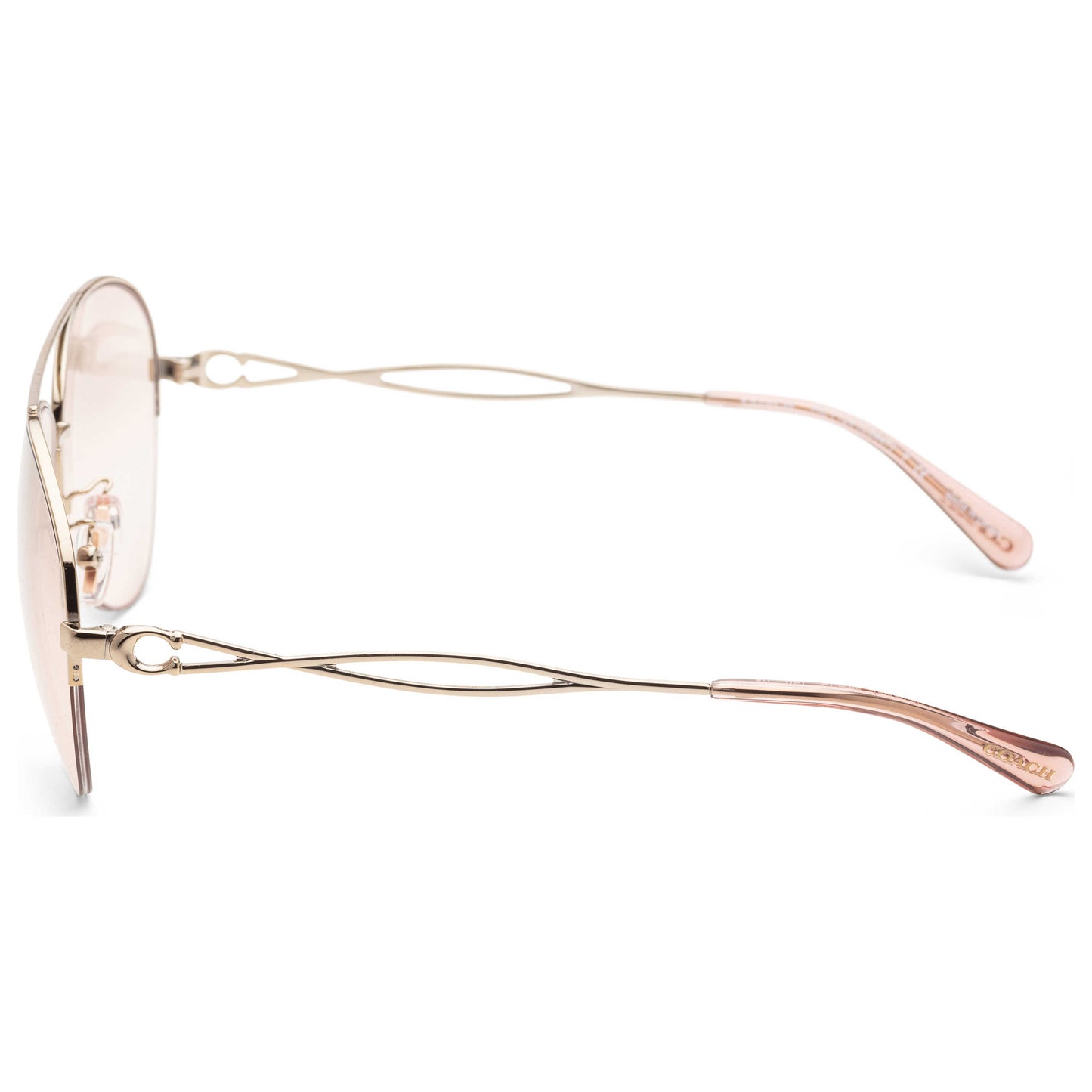 Left view of Coach Fashion Women's Sunglasses HC7124-90054E-59