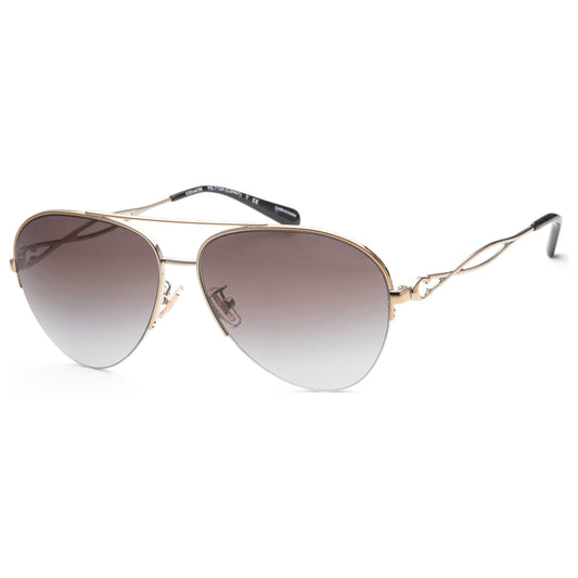 Front view of Coach Fashion Women's Sunglasses HC7124-90058G-59