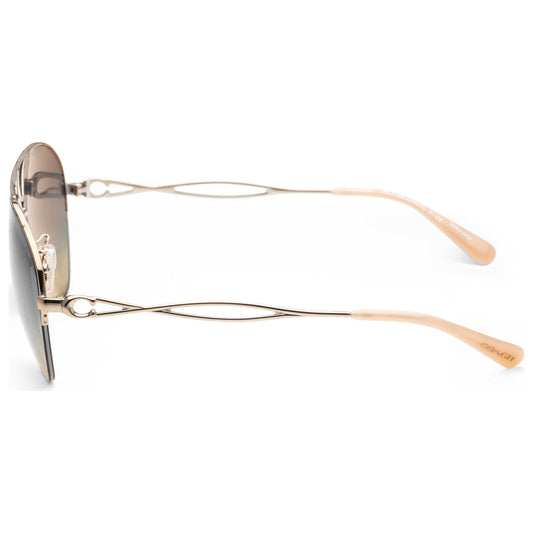 Left view of Coach Fashion Women's Sunglasses HC7124-9005V9-59