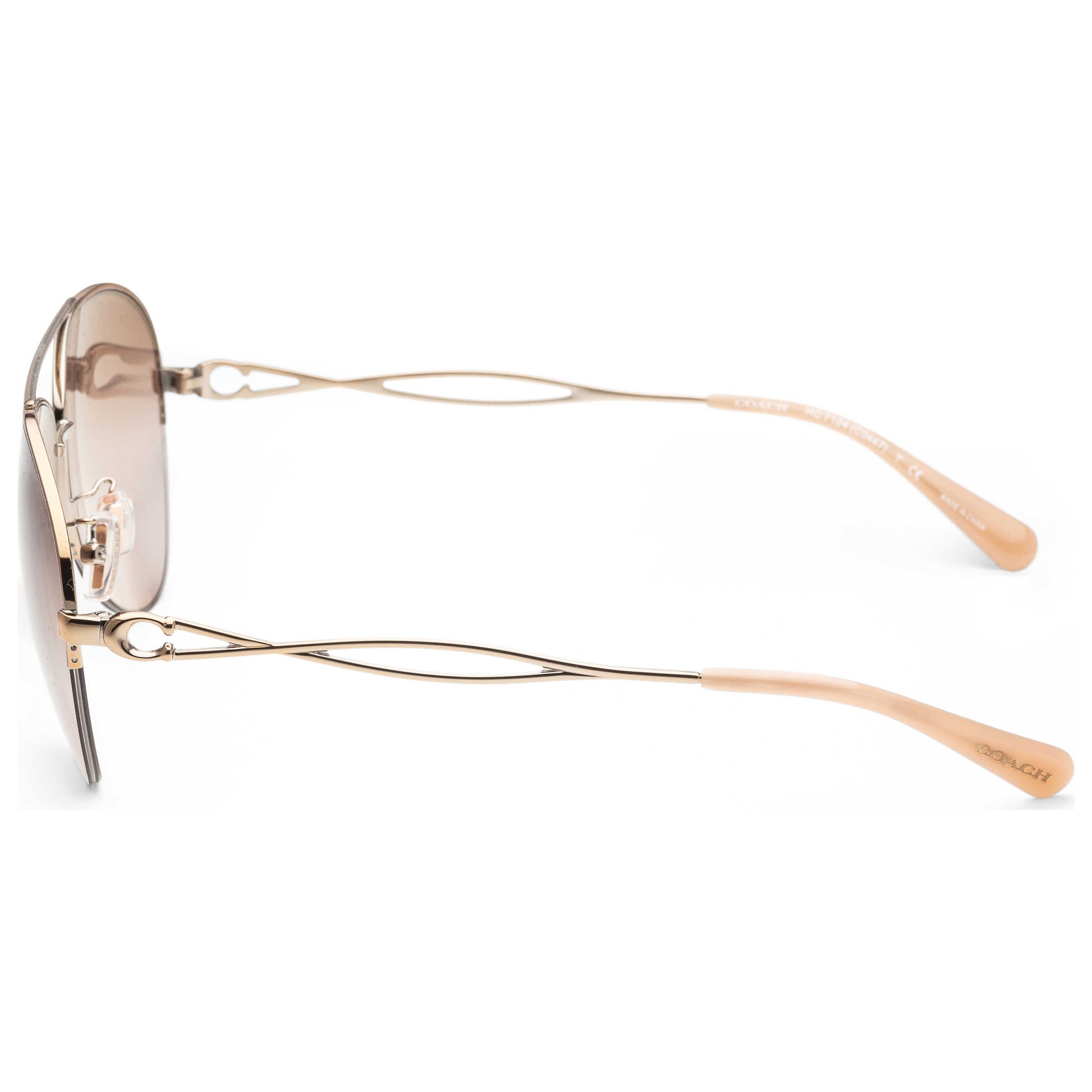 Left view of Coach Fashion Women's Sunglasses HC7124-933194-59