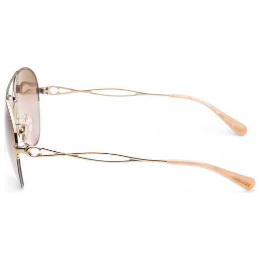 Left view of Coach Fashion Women's Sunglasses HC7124-933194-59