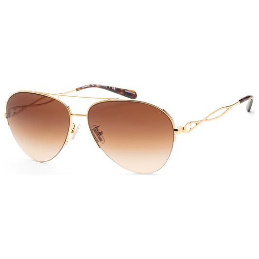 Front view of Coach Fashion Women's Sunglasses HC7124-933374-59