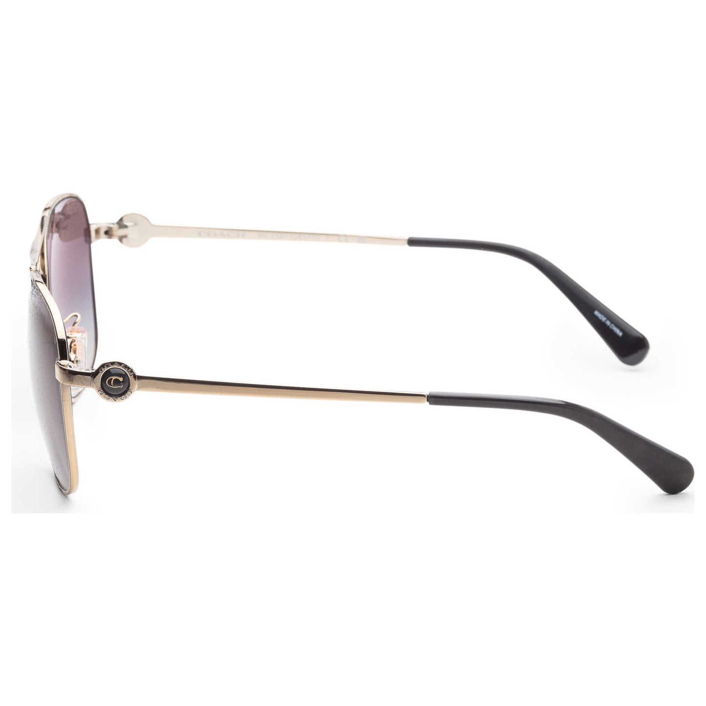 Left view of Coach Fashion Women's Sunglasses HC7127-90053C-56