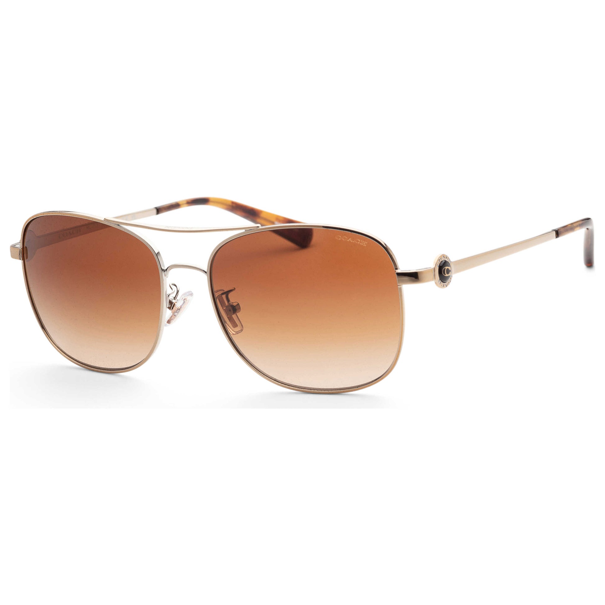 Front view of Coach Fashion Women's Sunglasses HC7127-900574-56