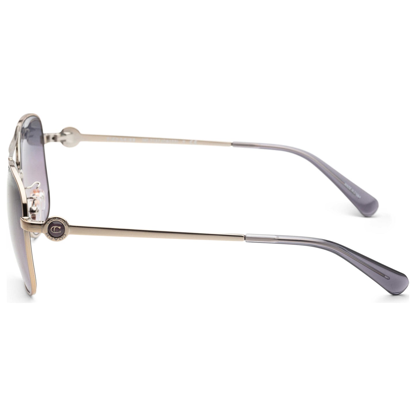 Left view of Coach Fashion Women's Sunglasses HC7127-90058H-56