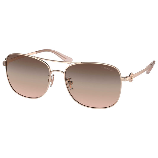 Front view of Coach Fashion Women's Sunglasses HC7127-9331U8-56