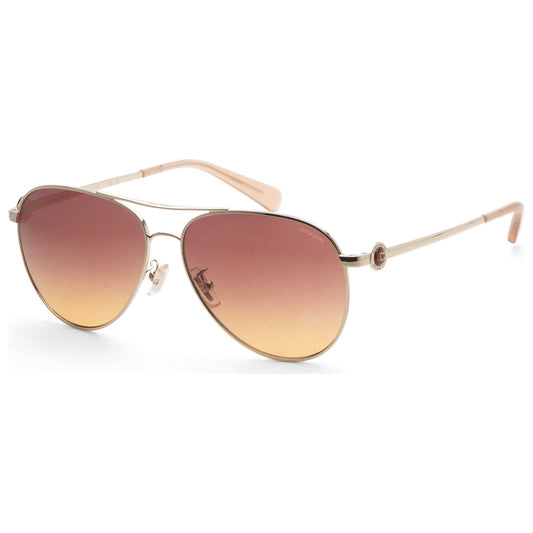 Front view of Coach Women's Sunglasses HC7128-900578-58