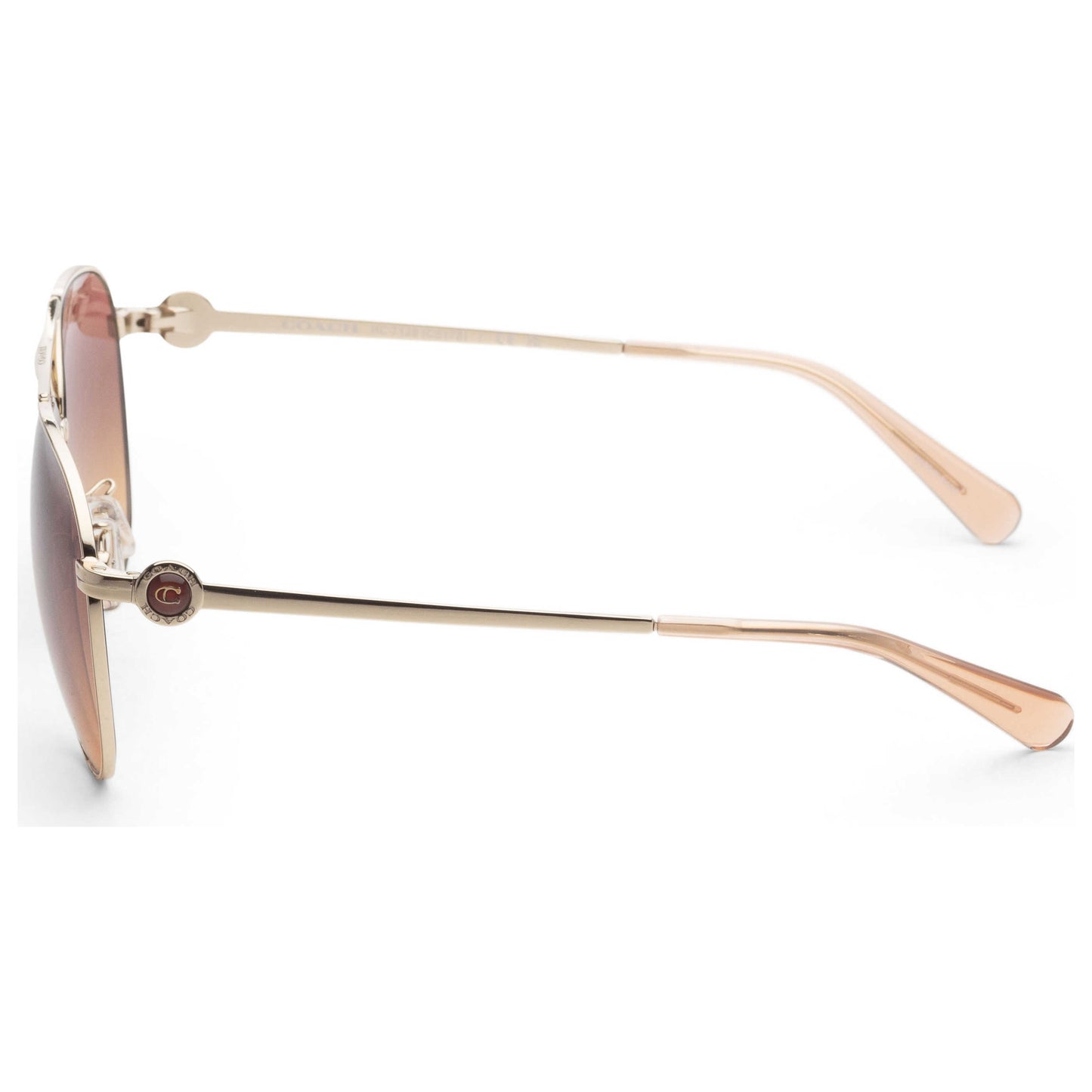 Left view of Coach Women's Sunglasses HC7128-900578-58