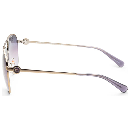 Left view of Coach Fashion Women's Sunglasses HC7128-90058H-58