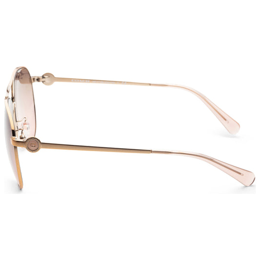 Left view of Coach Fashion Women's Sunglasses HC7128-9331U8-58