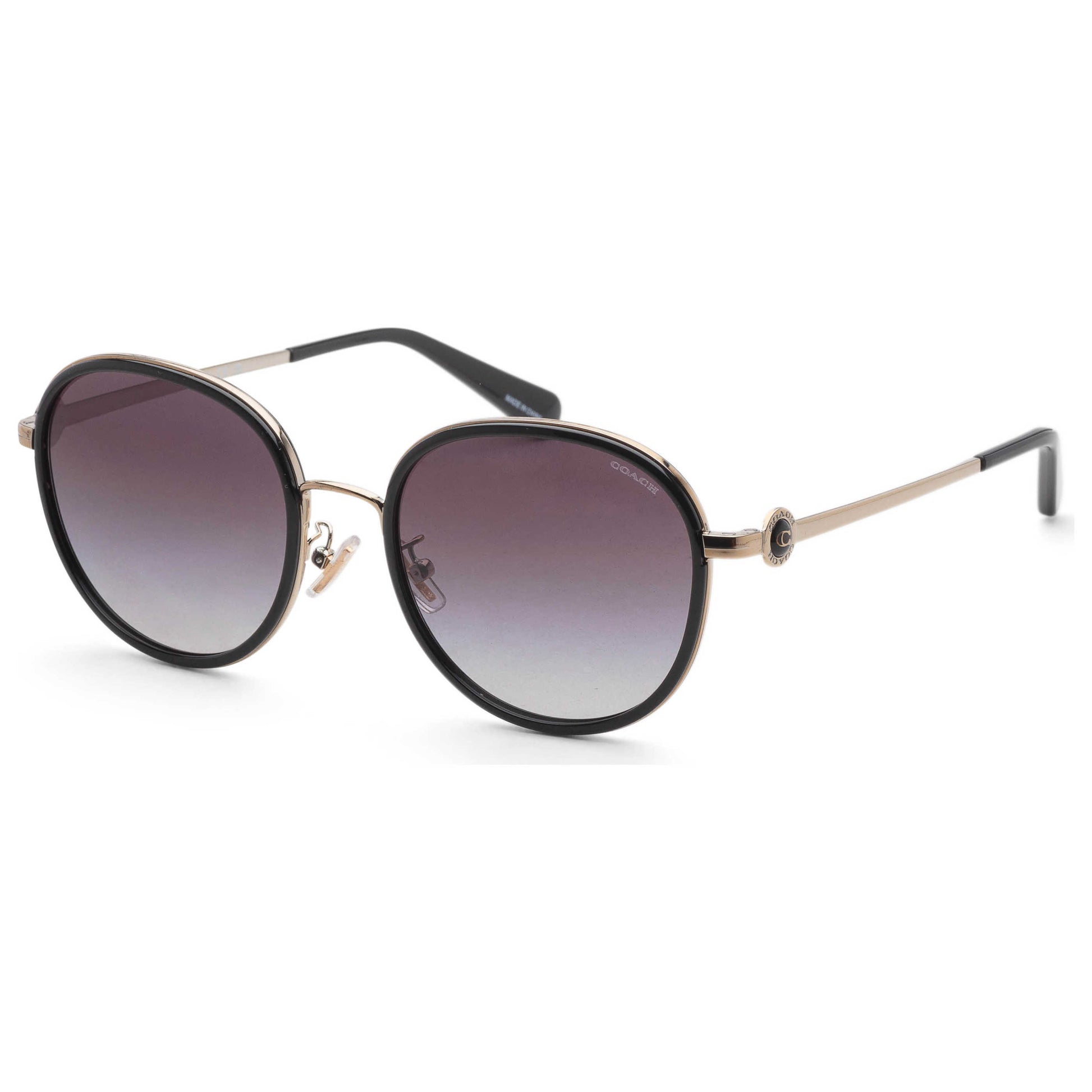 Front view of Coach Fashion Women's Sunglasses HC7129-50028G-54