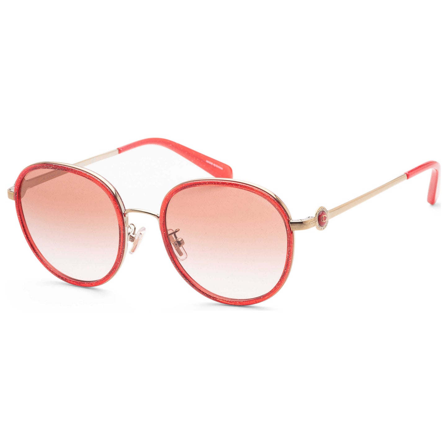 Front view of Coach Fashion Women's Sunglasses HC7129-554413-54