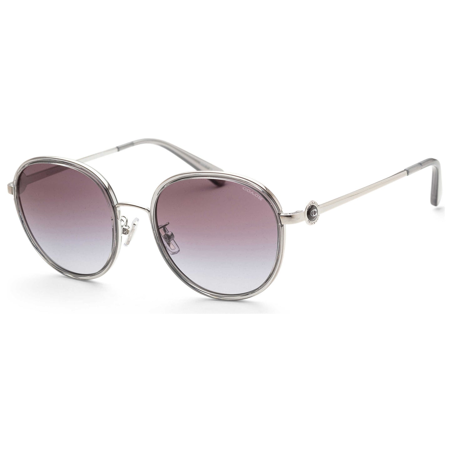 Front view of Coach Fashion Women's Sunglasses HC7129-56488G-54