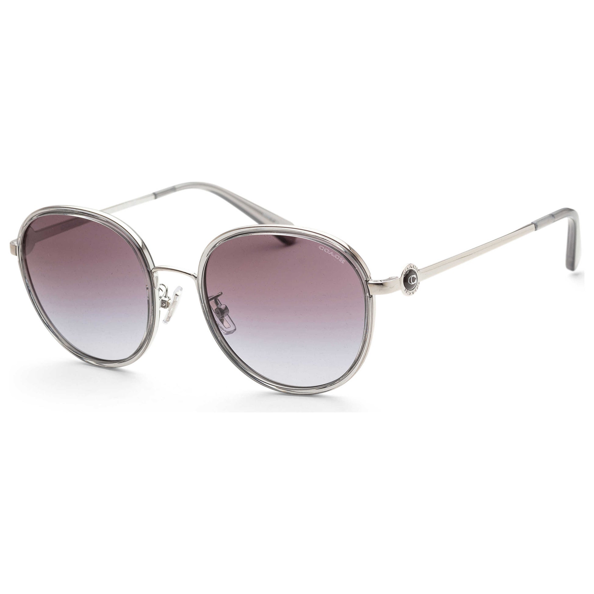 Front view of Coach Fashion Women's Sunglasses HC7129-56488G-54