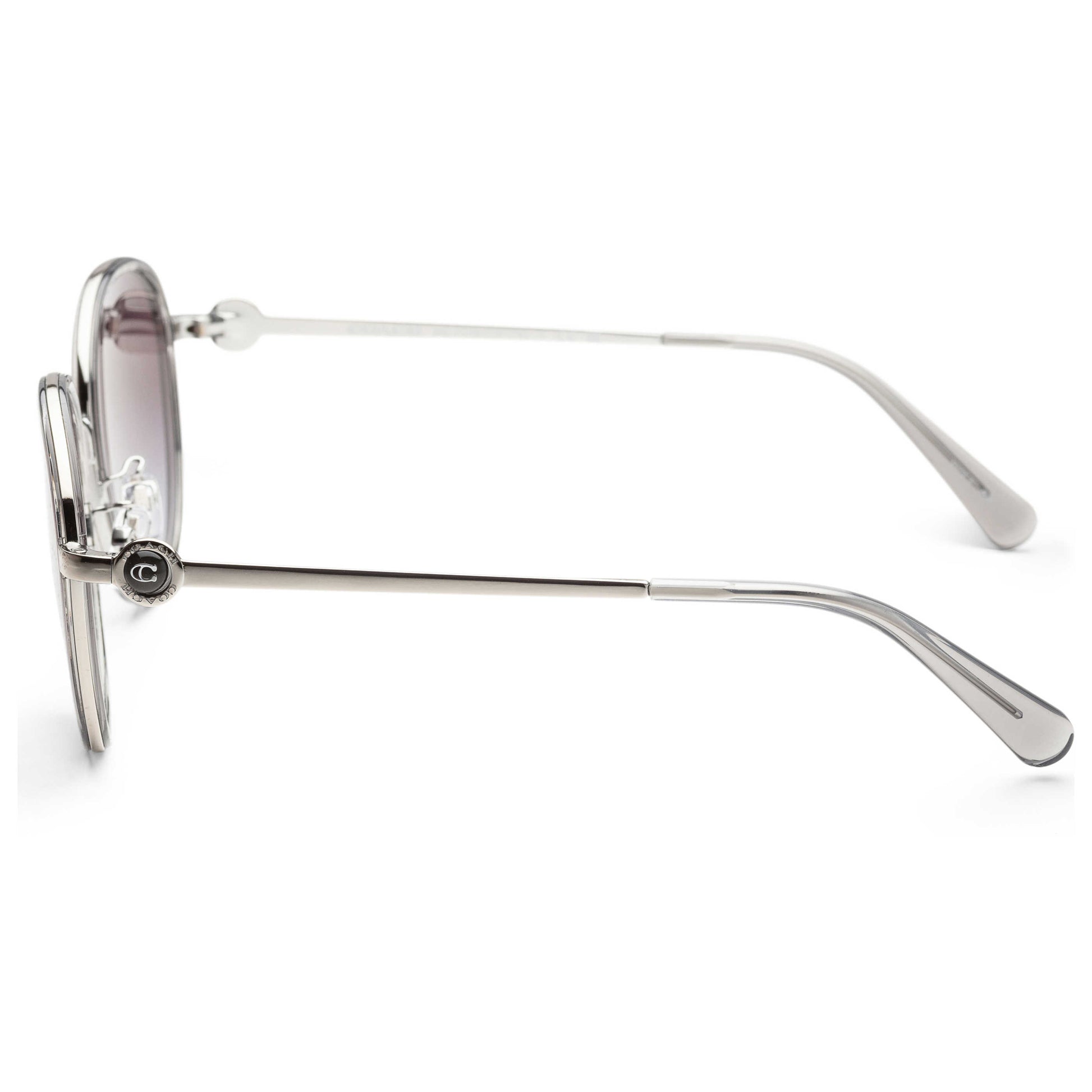 Left view of Coach Fashion Women's Sunglasses HC7129-56488G-54