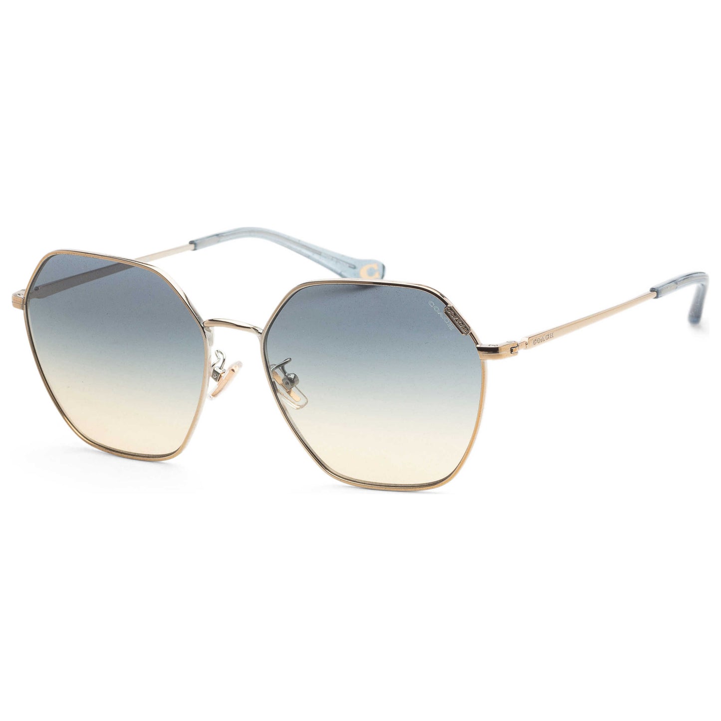 Front view of Coach Fashion Women's Sunglasses HC7132-900579-58