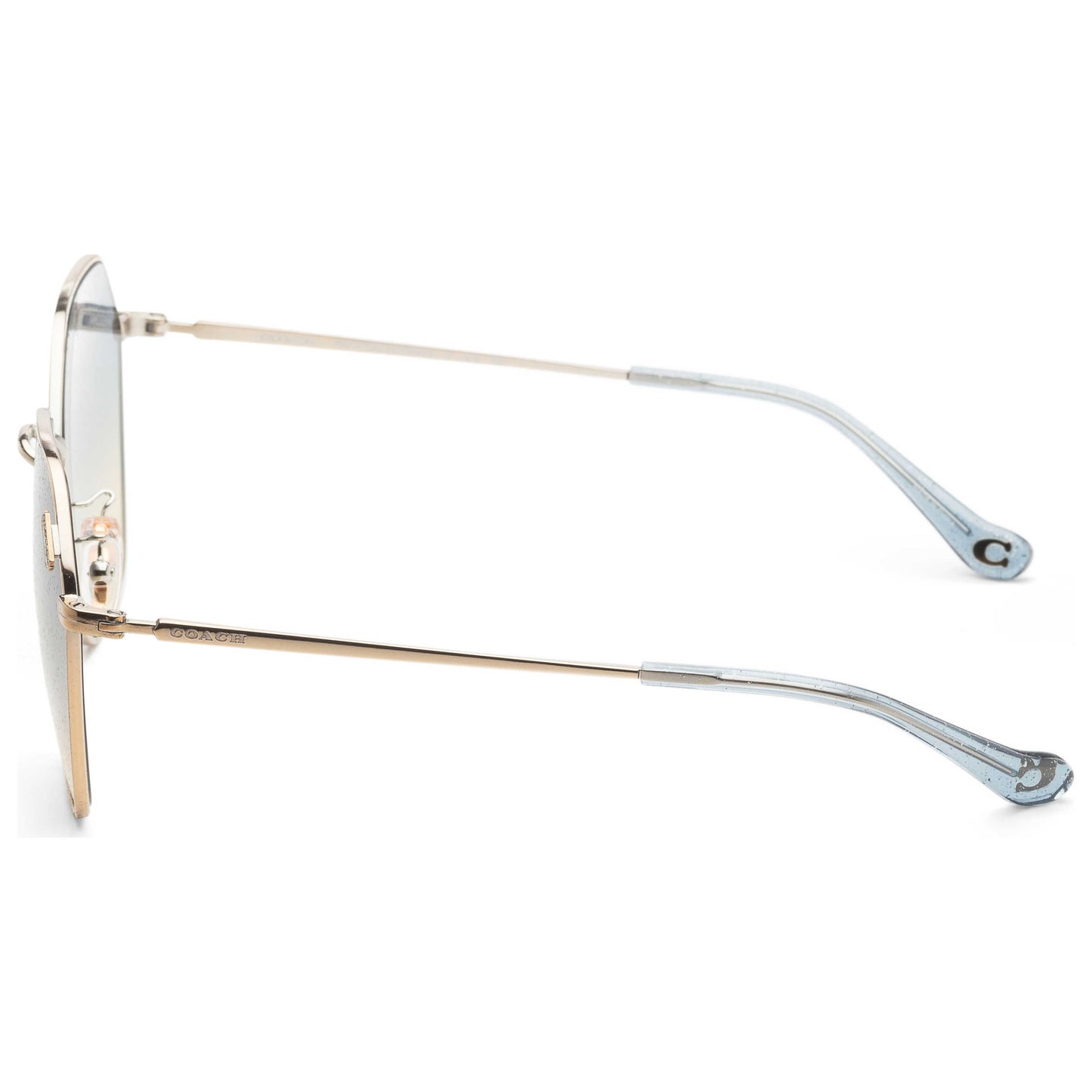 Left view of Coach Fashion Women's Sunglasses HC7132-900579-58