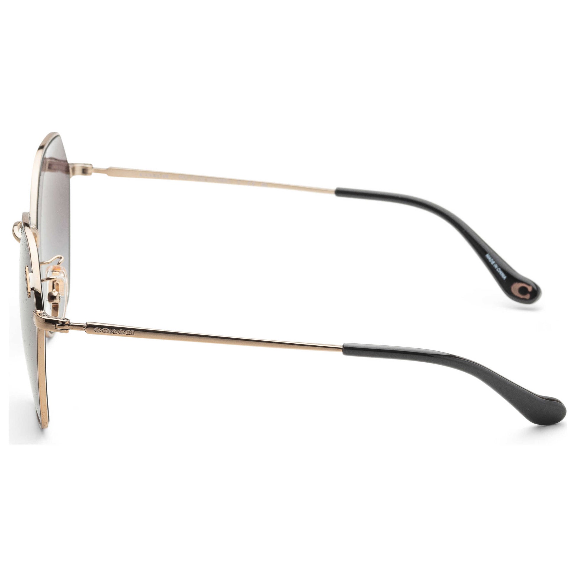 Left view of Coach Fashion Women's Sunglasses HC7132-93318G-58