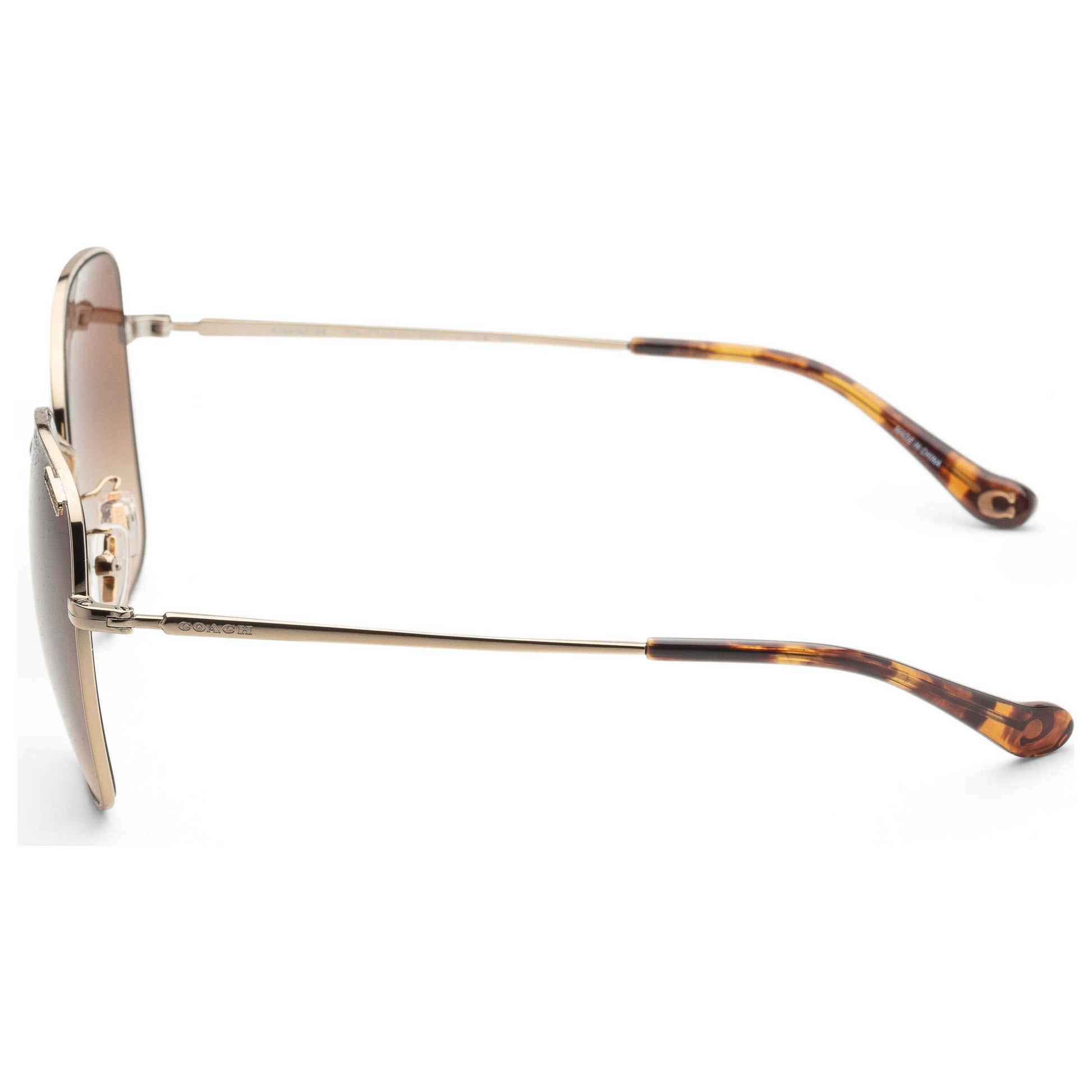 Left view of Coach Fashion Women's Sunglasses HC7133-900574-57