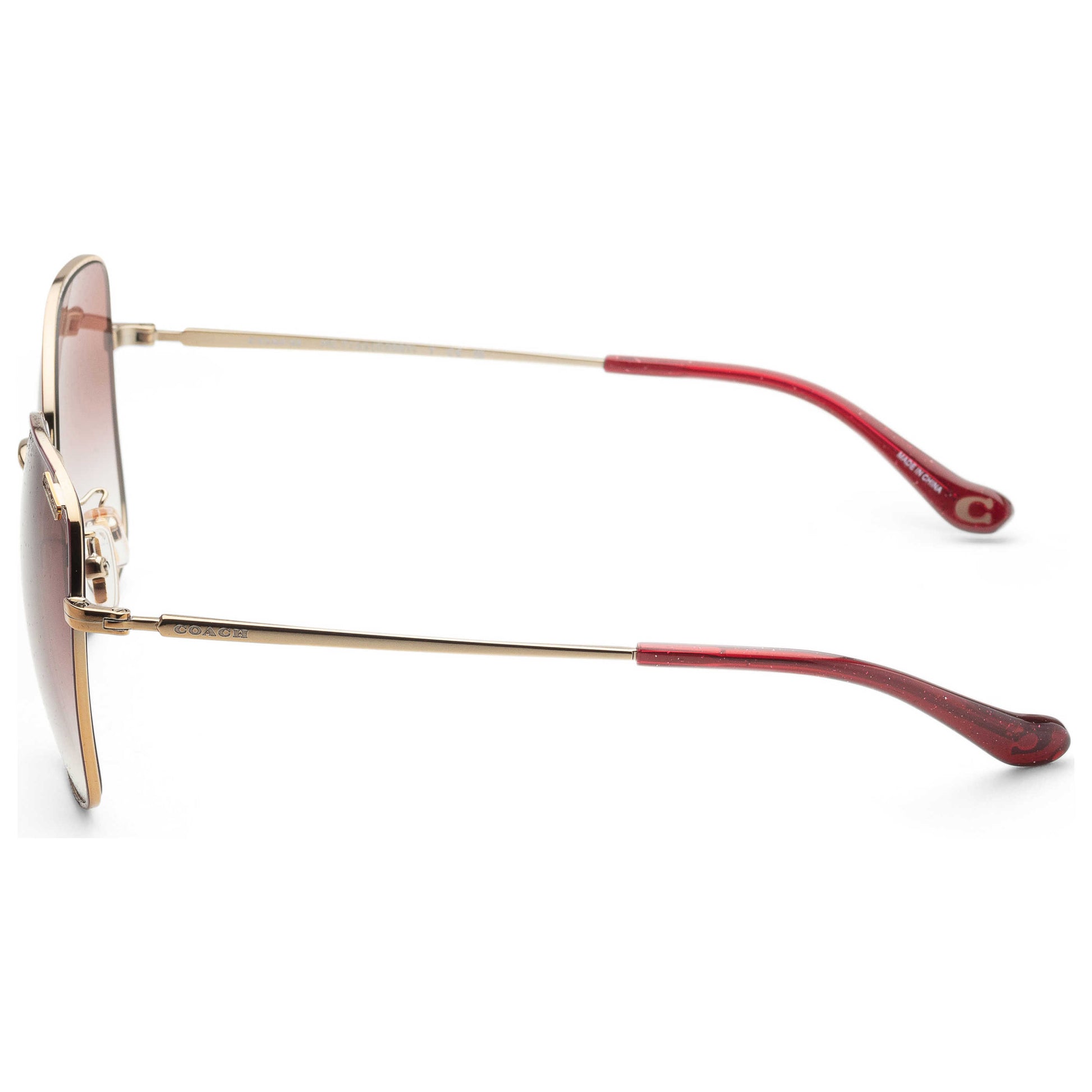 Left view of Coach Fashion Women's Sunglasses HC7133-94038D-57