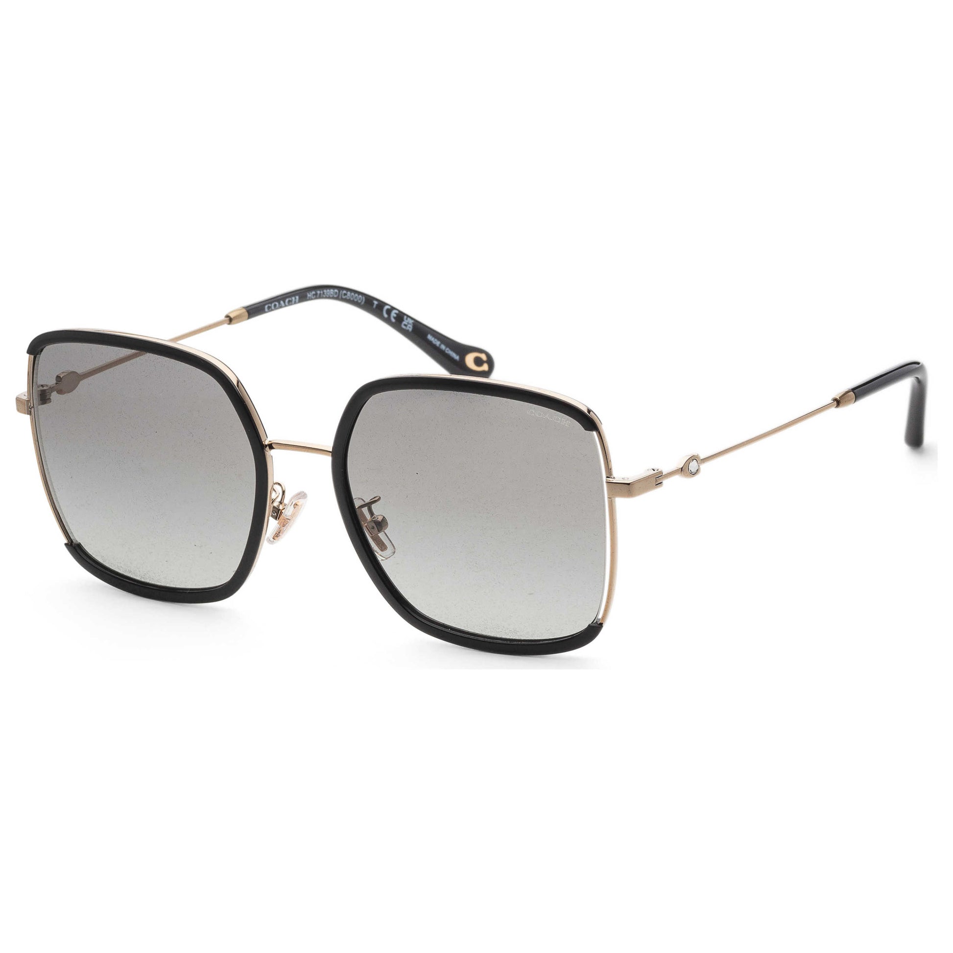 Front view of Coach Fashion Women's Sunglasses HC7139BD-934611-58