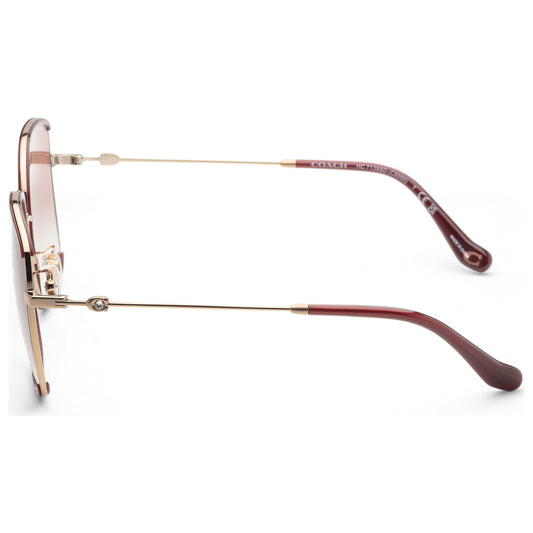 Left view of Coach Fashion Women's Sunglasses HC7139BD-94028D-58