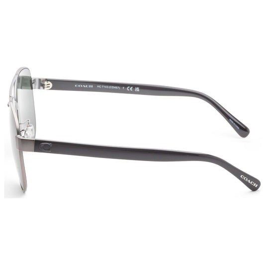 Left view of Coach Fashion Men's Sunglasses HC7143-900471-61