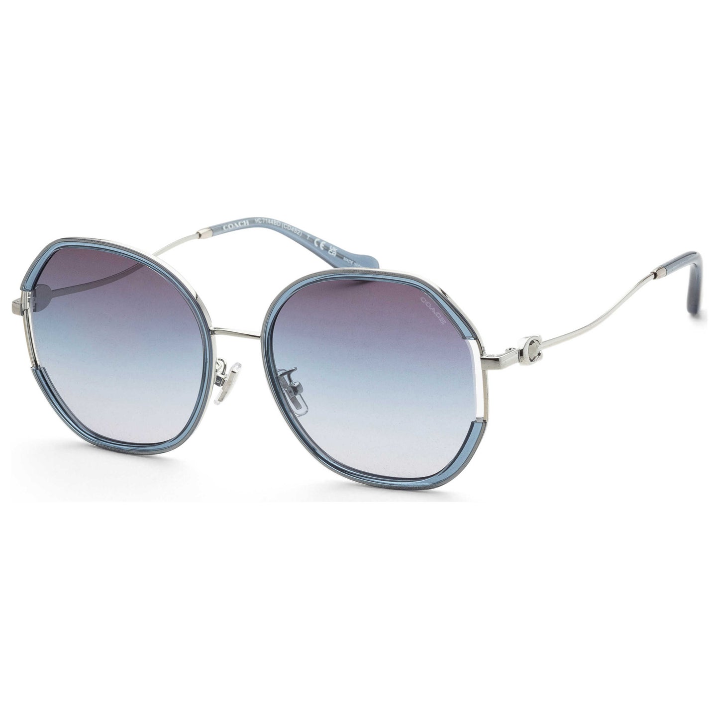 Front view of Coach Fashion Women's Sunglasses HC7144BD-94148H-59