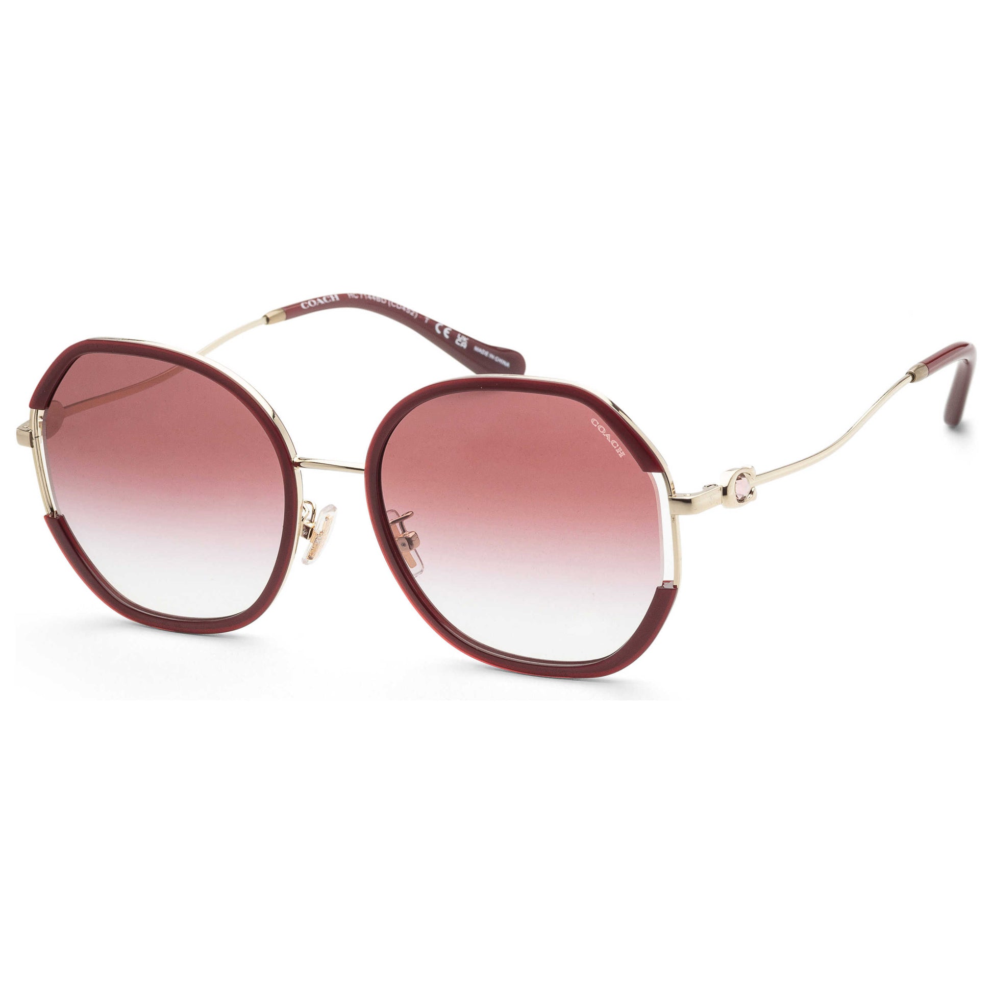 Front view of Coach Fashion Women's Sunglasses HC7144BD-94158H-59