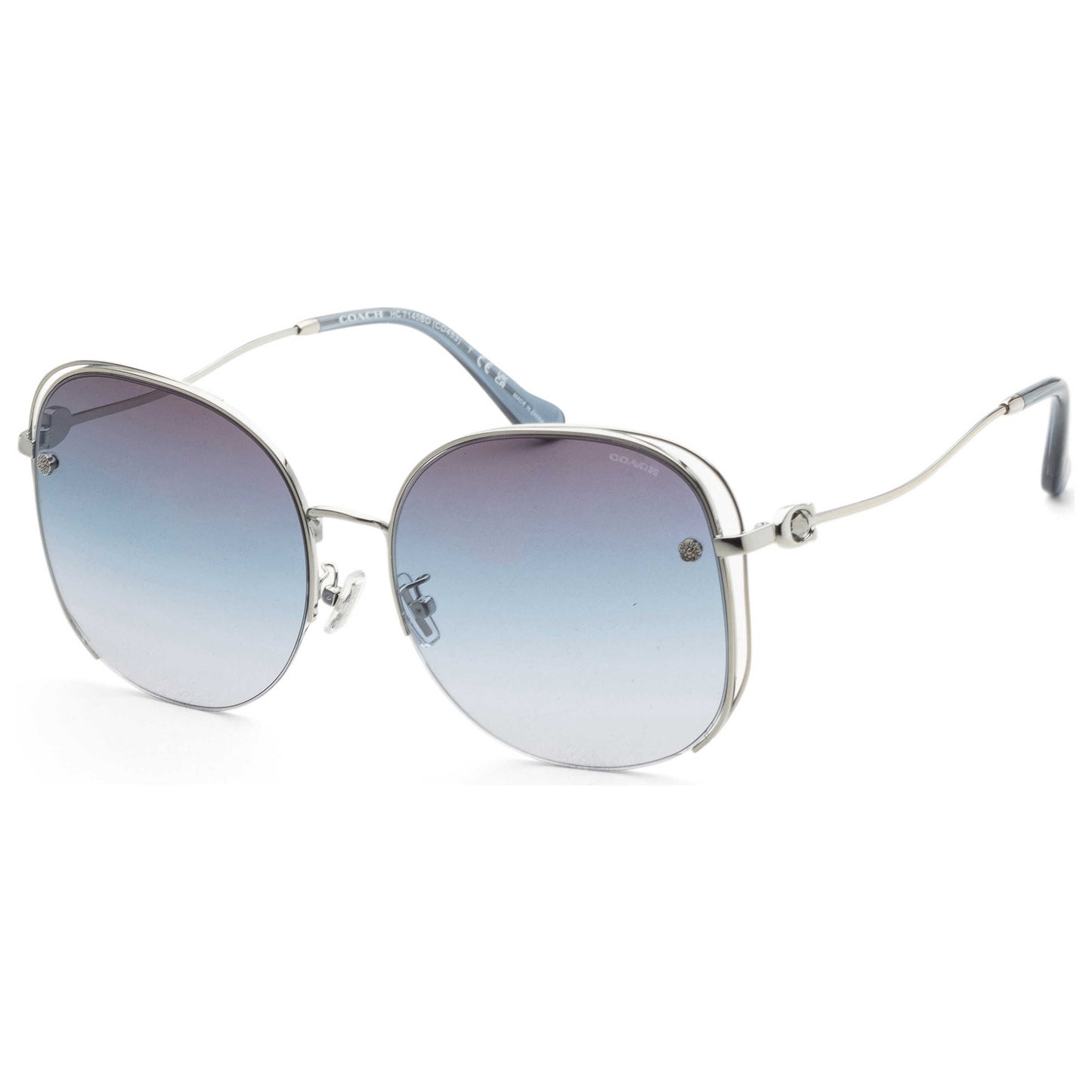 Front view of Coach Fashion Women's Sunglasses HC7145BD-90018H-60
