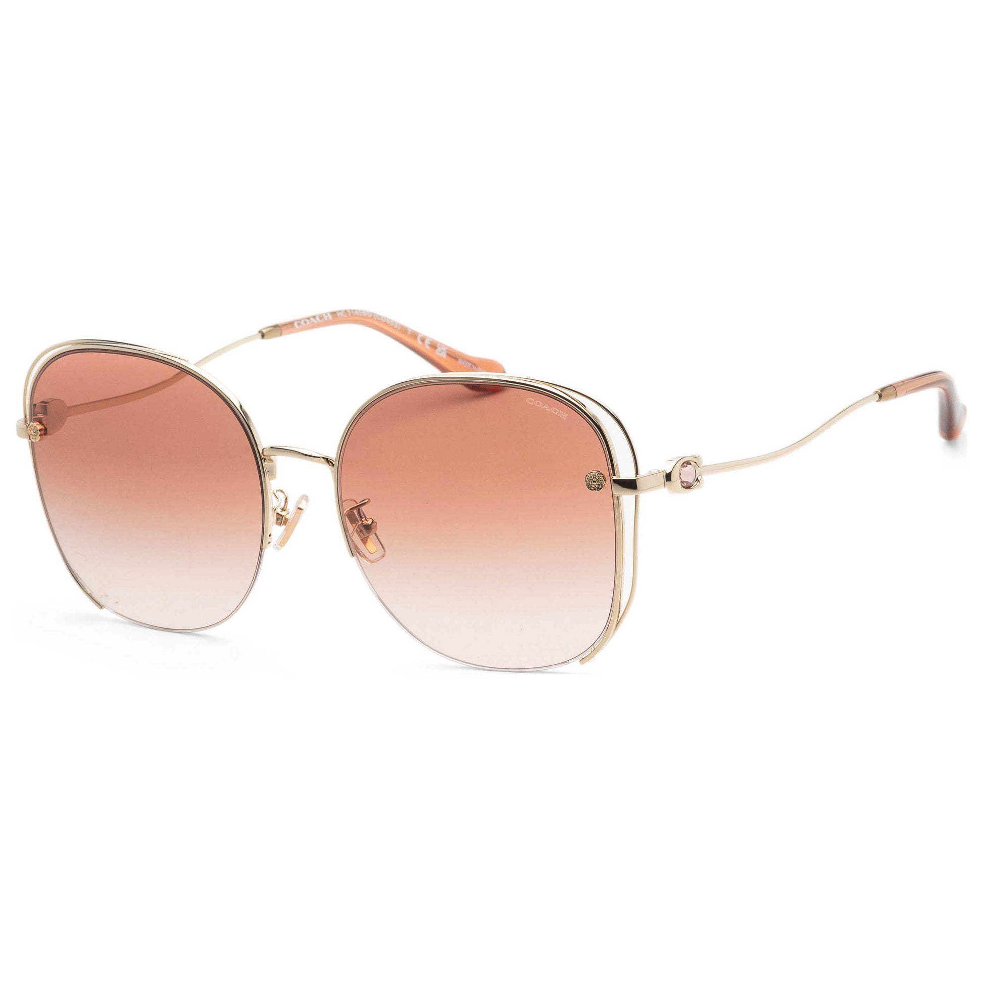 Front view of Coach Fashion Women's Sunglasses HC7145BD-900513-60