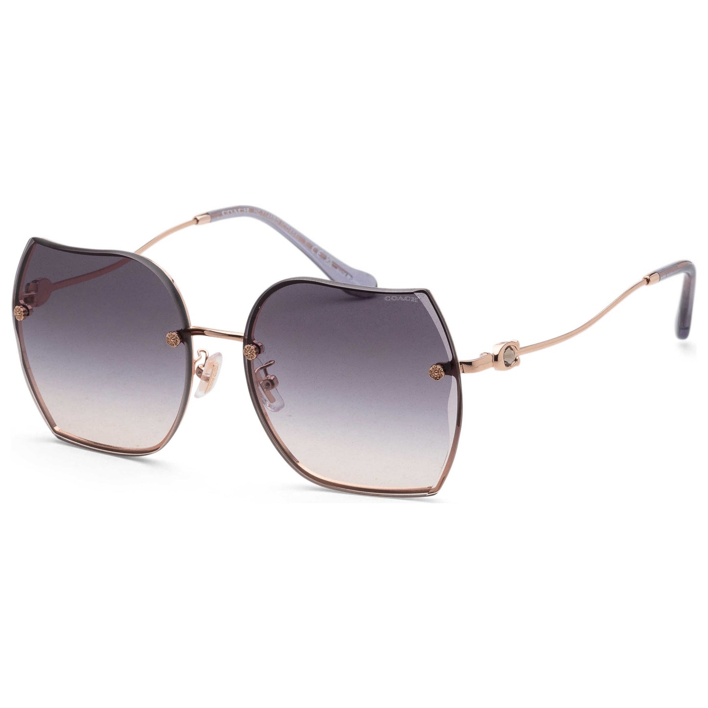 Front view of Coach Fashion Women's Sunglasses HC7146BD-933136-60