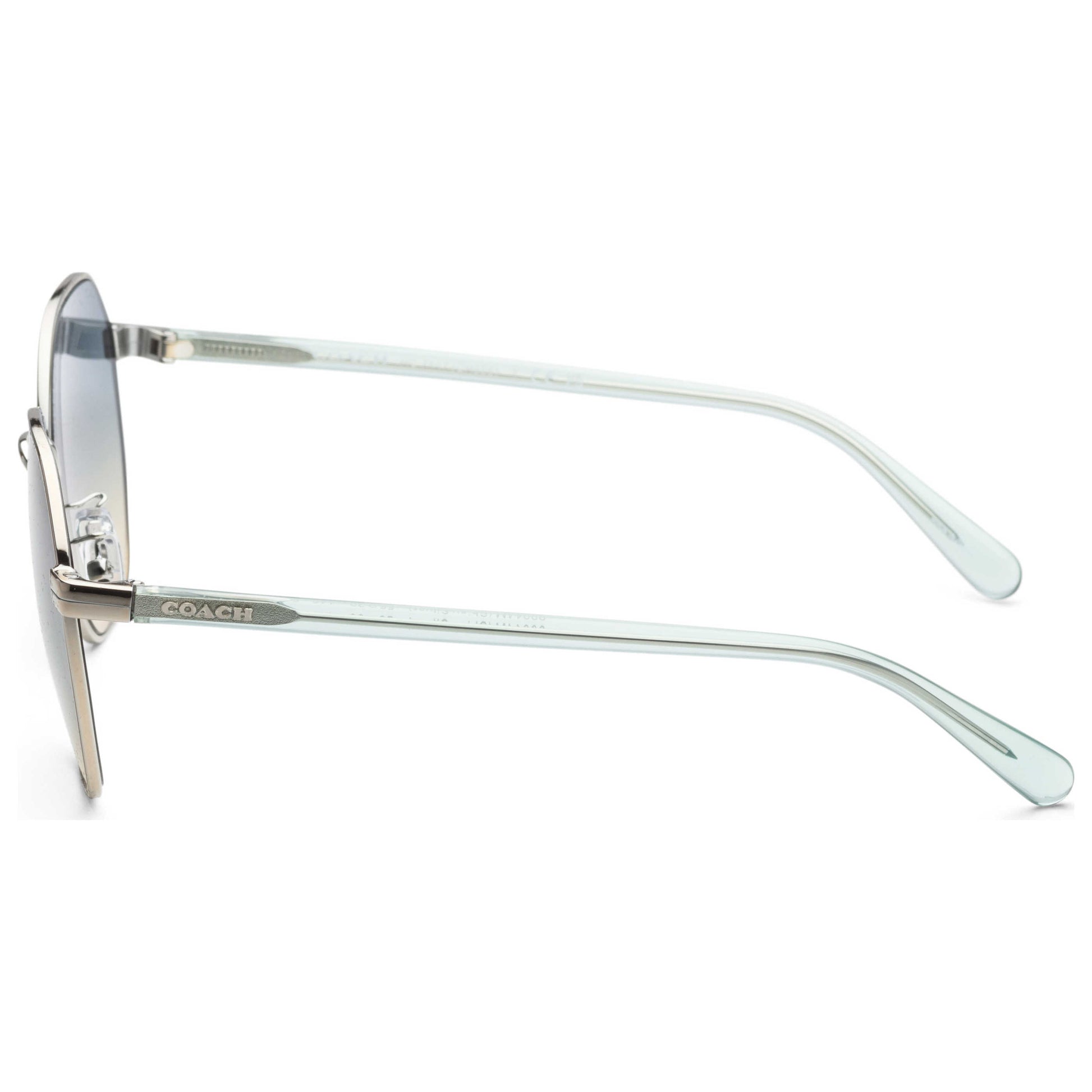 Left view of Coach Fashion Women's Sunglasses HC7147-90014M-56