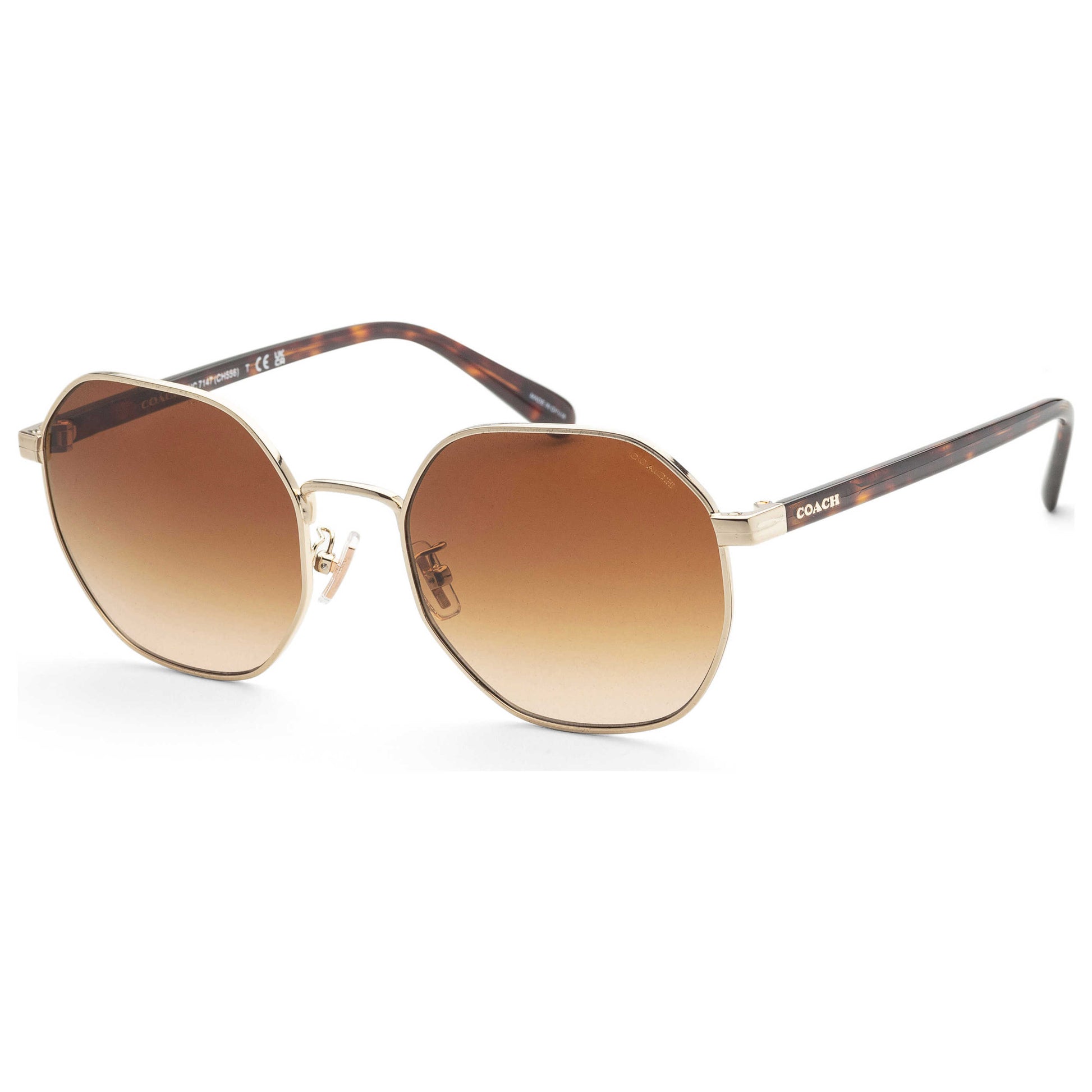 Front view of Coach Fashion Women's Sunglasses HC7147-900574-56