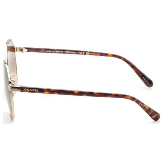Left view of Coach Fashion Women's Sunglasses HC7147-900574-56