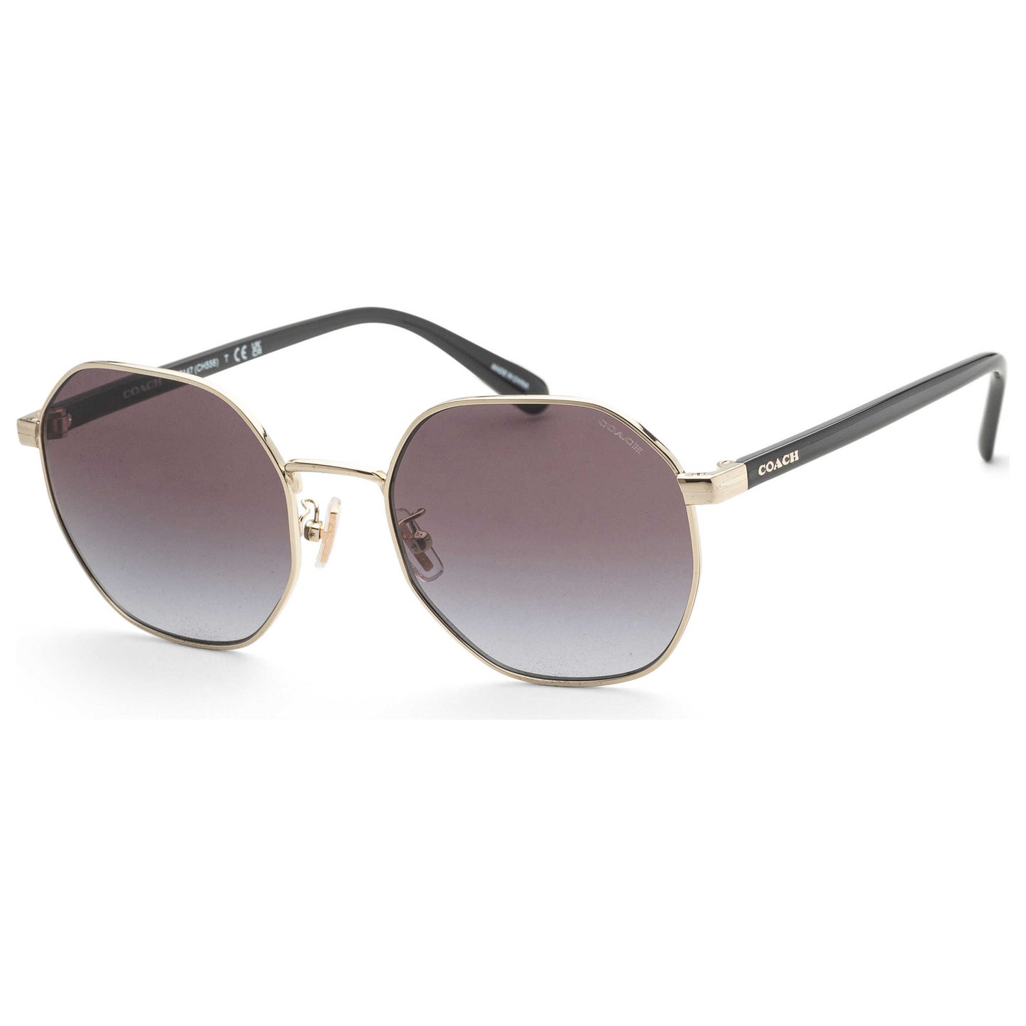 Front view of Coach Fashion Women's Sunglasses HC7147-90058G-56