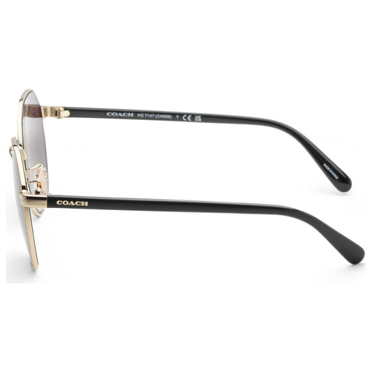 Left view of Coach Fashion Women's Sunglasses HC7147-90058G-56