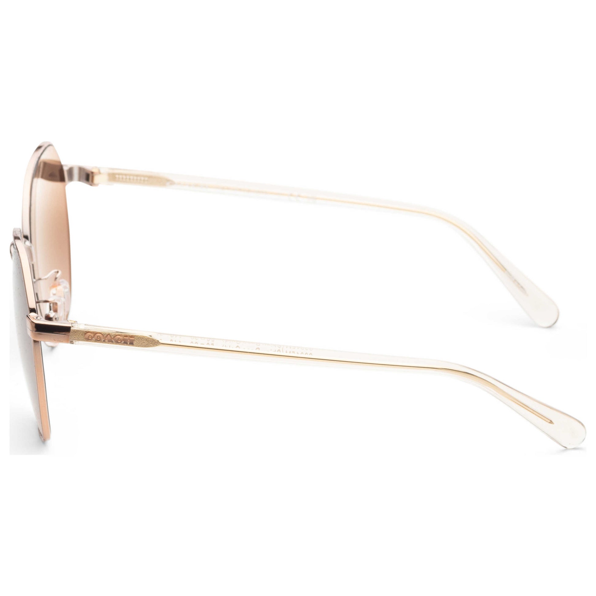 Left view of Coach Fashion Women's Sunglasses HC7147-93315M-56