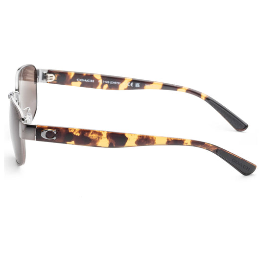 Left view of Coach Fashion Men's Sunglasses HC7149-90043-59