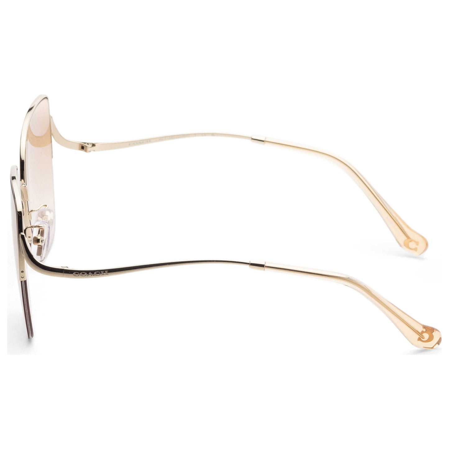 Left view of Coach Fashion Women's Sunglasses HC7156D-90052D-60