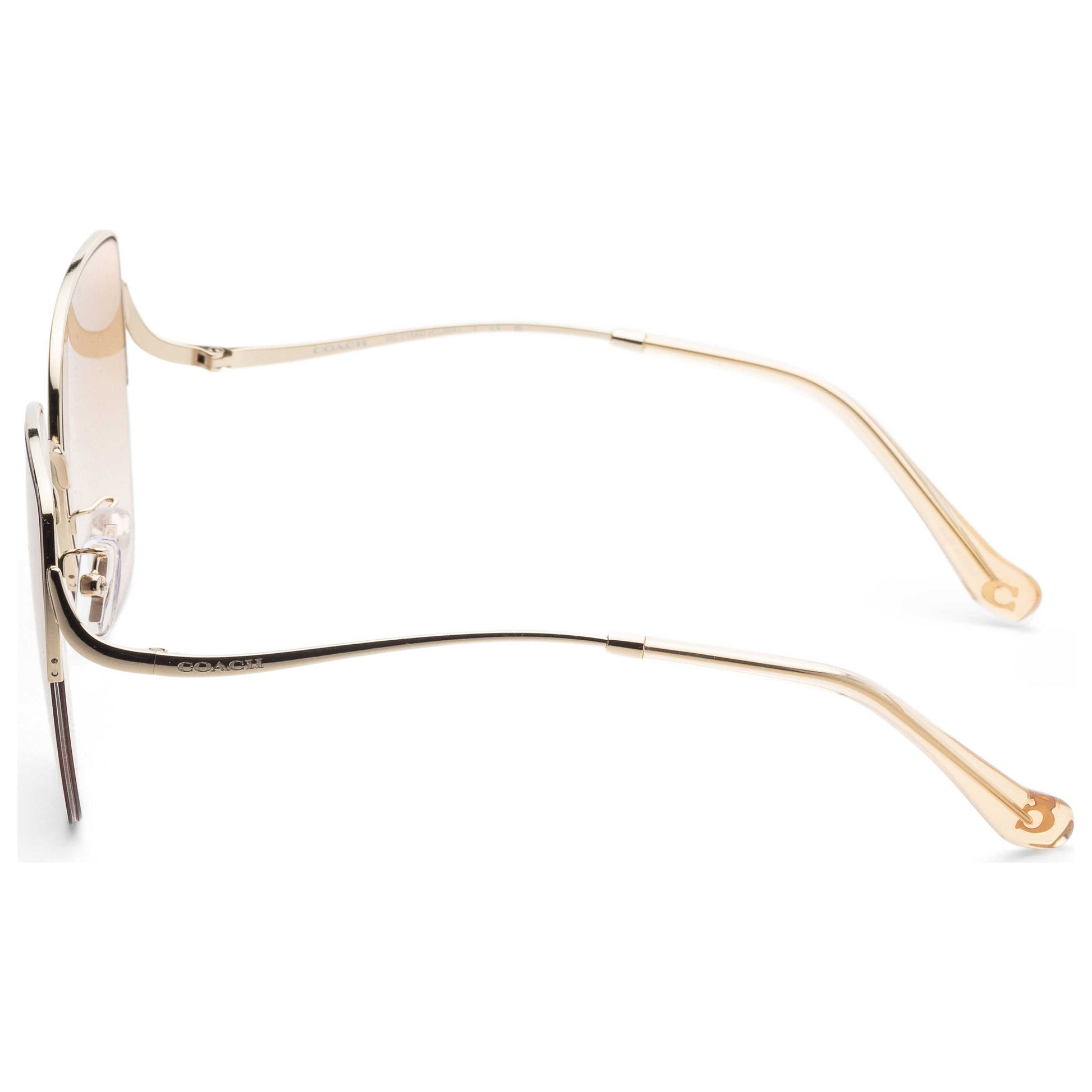 Left view of Coach Fashion Women's Sunglasses HC7156D-90052D-60