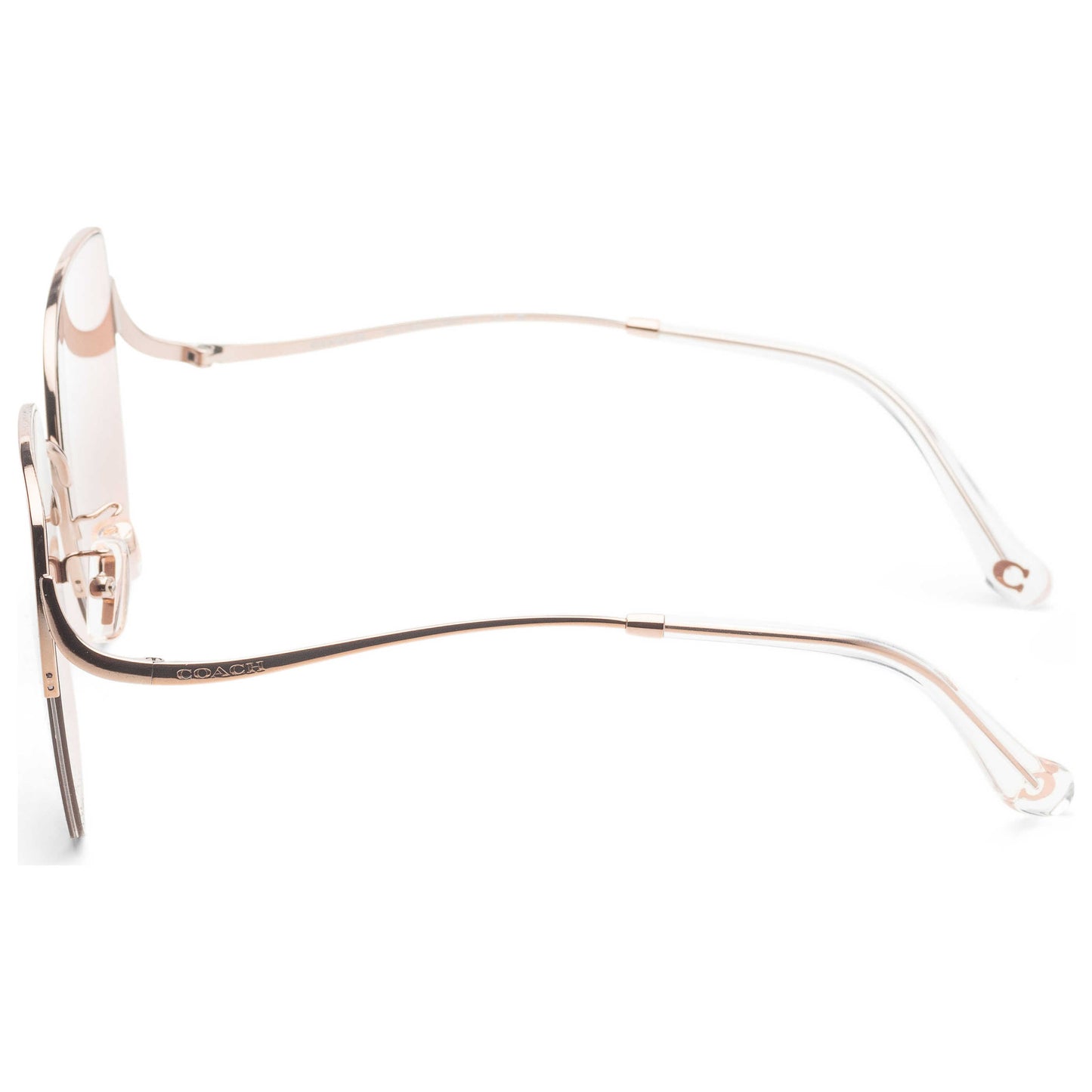 Left view of Coach Fashion Women's Sunglasses HC7156D-933113-60