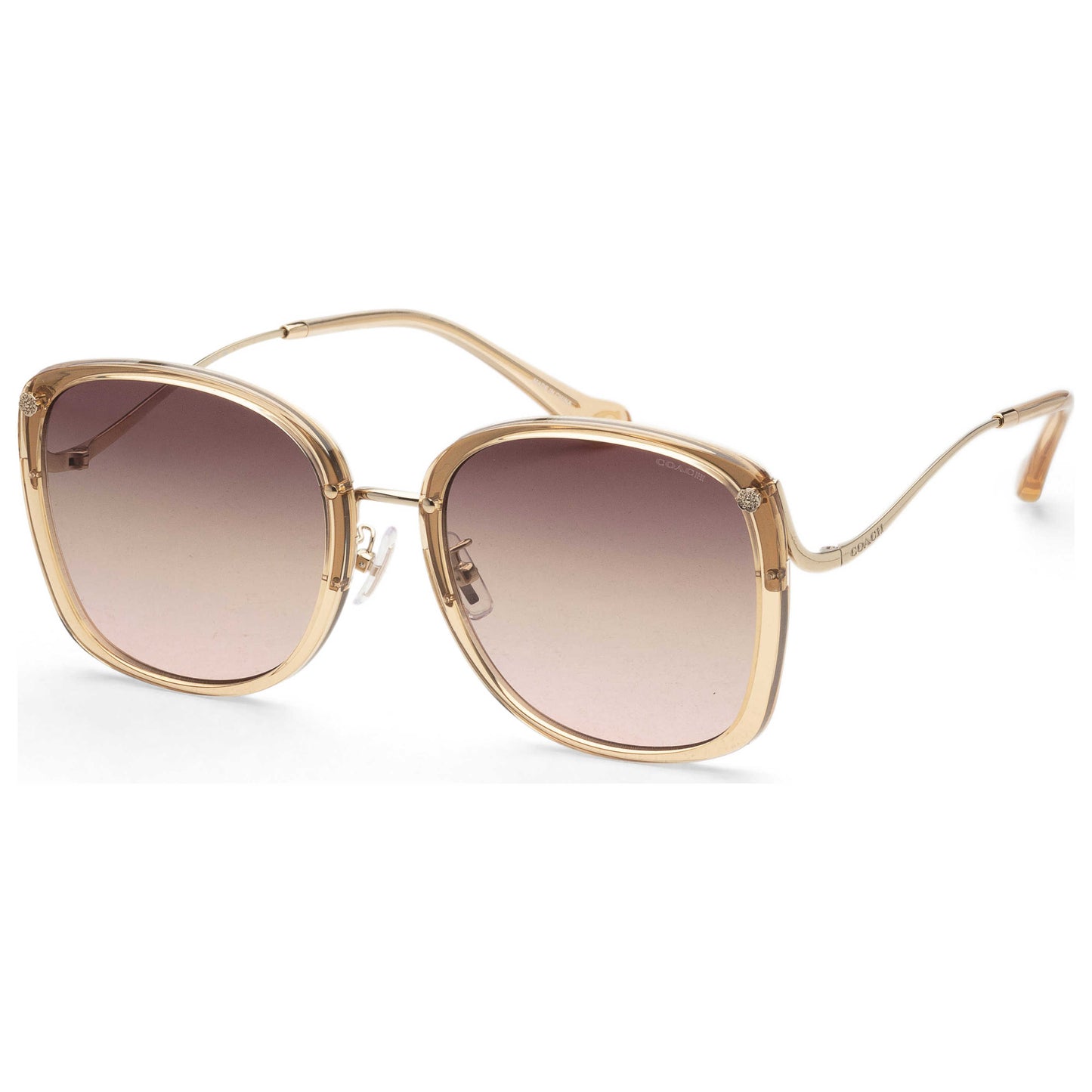 Front view of Coach Fashion Women's Sunglasses HC7157D-5736U8-58
