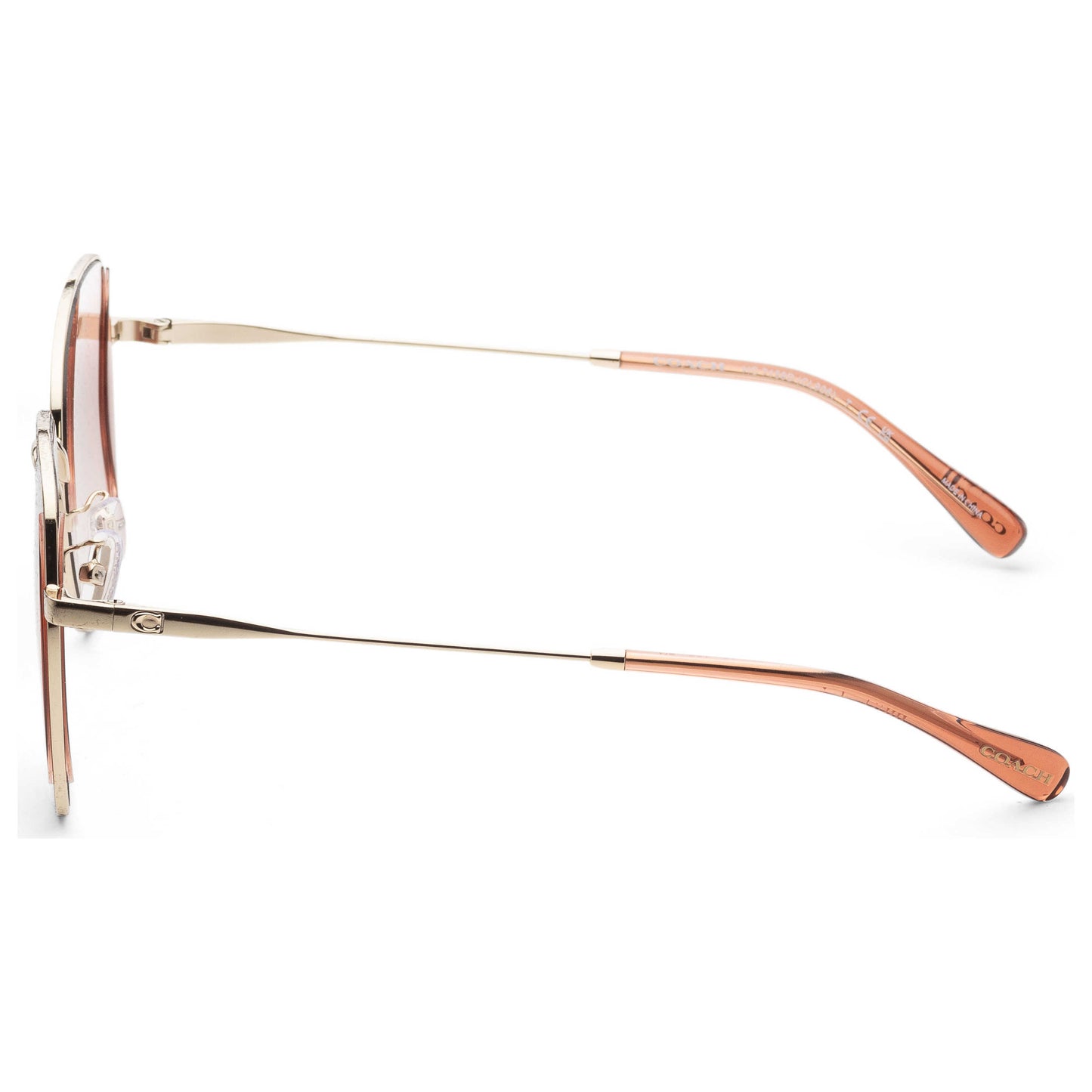 Left view of Coach Fashion Women's Sunglasses HC7158D-900513-58