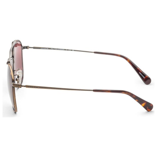 Left view of Coach Fashion Men's Sunglasses HC7164-933375-59
