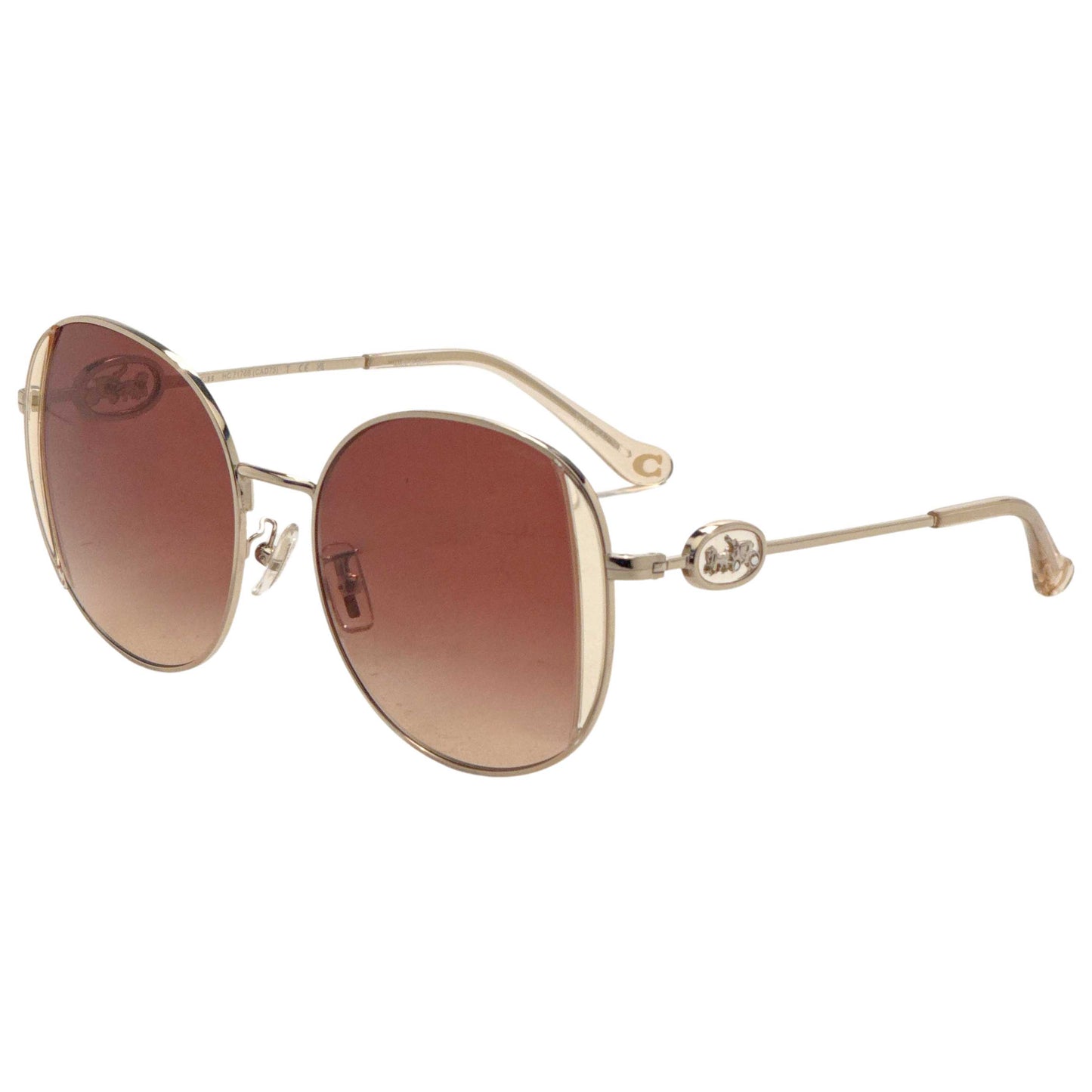 Front view of Coach Women's Sunglasses HC7176B-900574-54