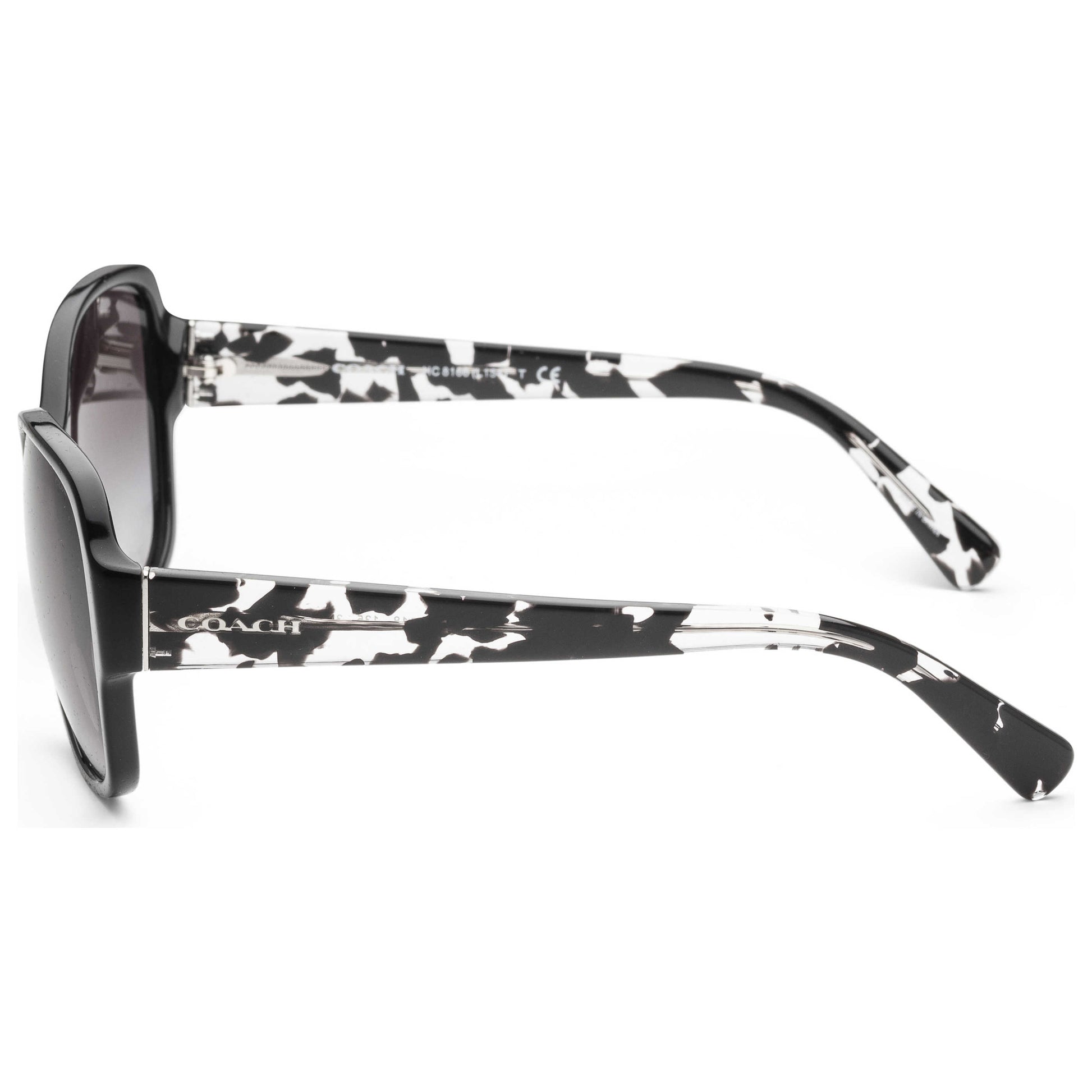 Left view of Coach Fashion Women's Sunglasses HC8166-534811-58
